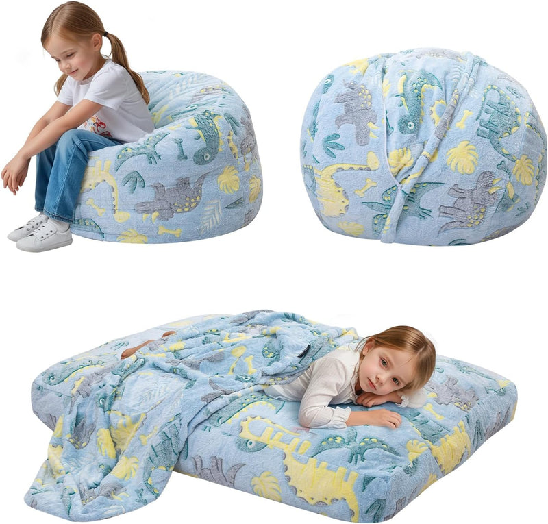 Kids Bean Bag Chair Turn Into Beanbag Bed