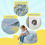Kids Bean Bag Chair Turn Into Beanbag Bed