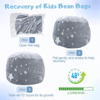 Kids Bean Bag Chair Turn Into Beanbag Bed