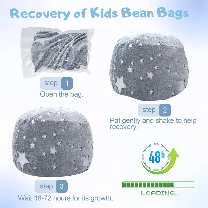 Kids Bean Bag Chair Turn Into Beanbag Bed