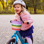 Kids Bike Basket Handwoven Cycle for Bicycle Girls
