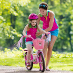 Kids Bike Basket Handwoven Cycle for Bicycle Girls