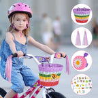 Kids Bike Basket Handwoven Cycle for Bicycle Girls