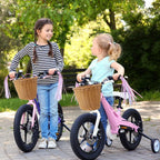 Kids Bike Basket Handwoven Cycle for Bicycle Girls