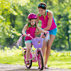 Kids Bike Basket Handwoven Cycle for Bicycle Girls