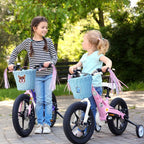 Kids Bike Basket Handwoven Cycle for Bicycle Girls