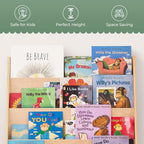 Kids Bookshelf for Toddlers and Babies Wooden Montessori