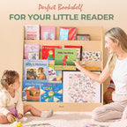 Kids Bookshelf for Toddlers and Babies Wooden Montessori