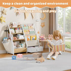 Kids Bookshelf with Toy Storage Toddler Drawer