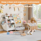 Kids Bookshelf with Toy Storage Toddler Drawer