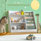 Kids Bookshelf Wooden Childrens Bookcase Oak Storage Book