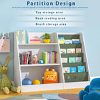 Kids Bookshelf Wooden Childrens Bookcase Oak Storage Book