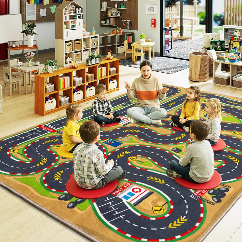 Kids Carpet Playmat Rug City Life Huge Large