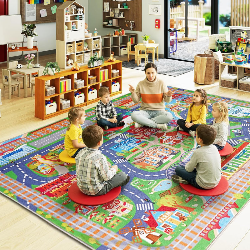 Kids Carpet Playmat Rug City Life Huge Large