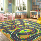 Kids Carpet Playmat Rug City Life Huge Large
