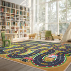 Kids Carpet Playmat Rug City Life Huge Large