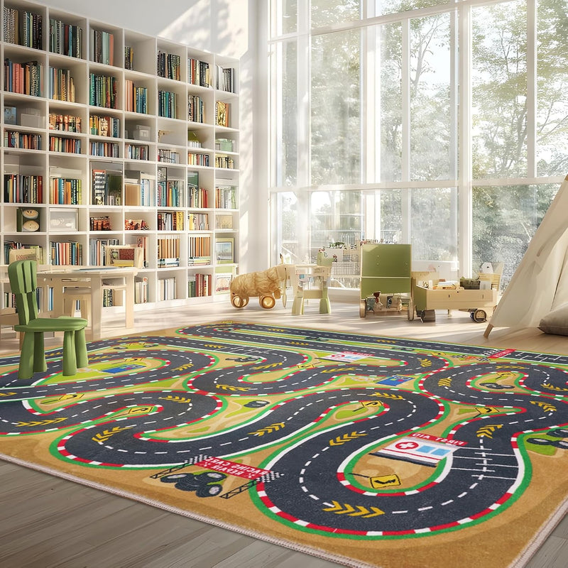 Kids Carpet Playmat Rug City Life Huge Large