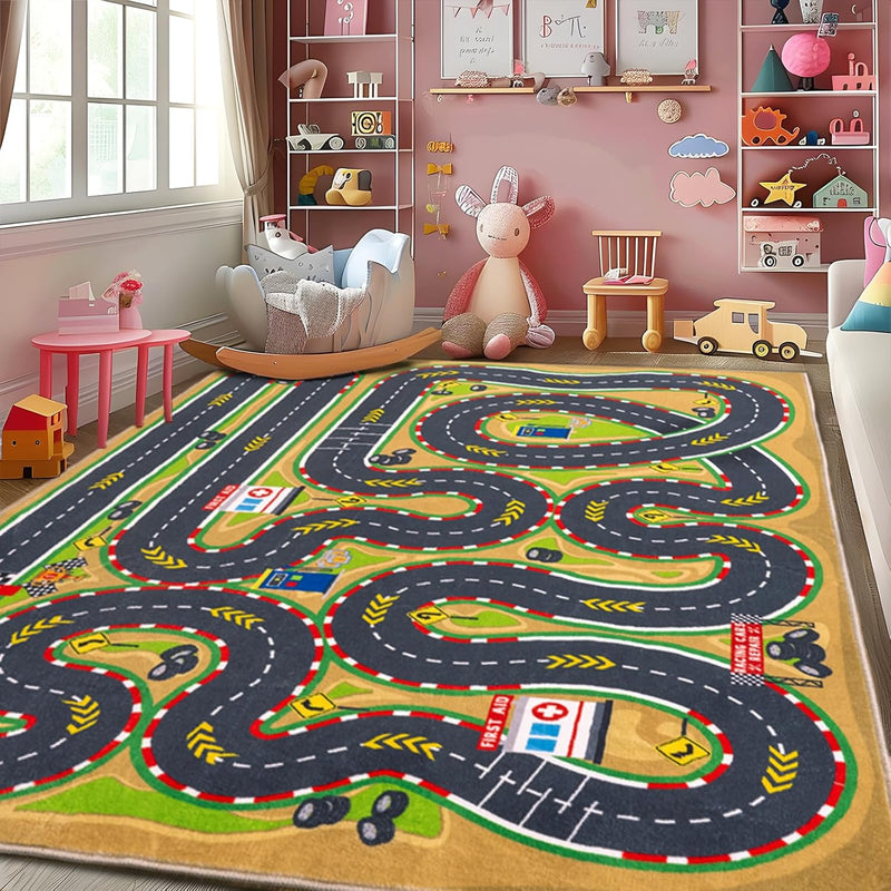 Kids Carpet Playmat Rug City Life Huge Large