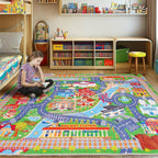 Kids Carpet Playmat Rug City Life Huge Large