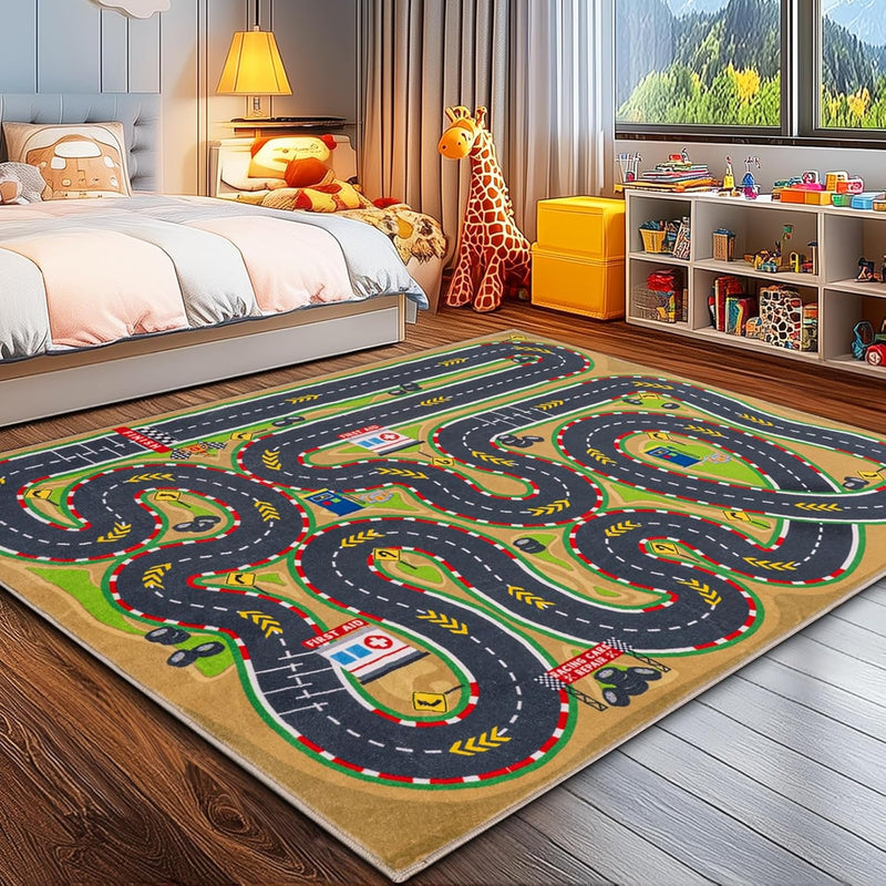 Kids Carpet Playmat Rug City Life Huge Large