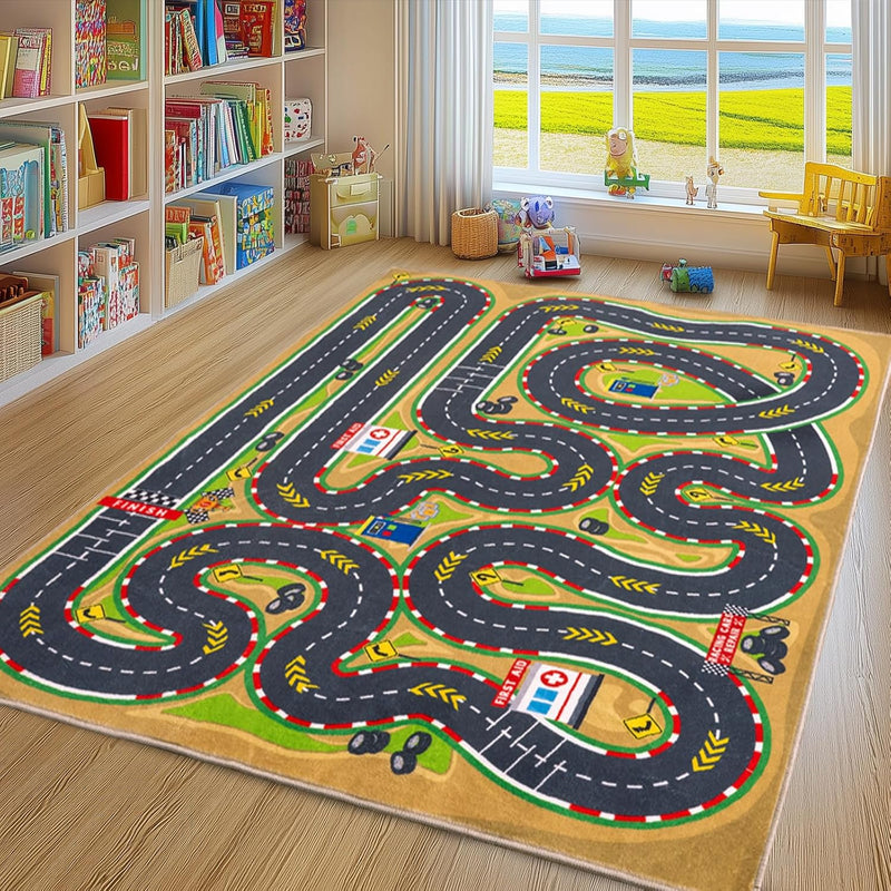 Kids Carpet Playmat Rug City Life Huge Large