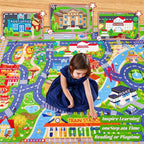 Kids Carpet Playmat Rug City Life Huge Large