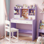 Kids Desk and Chair Set Children Writing Table