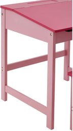 Kids Desk with Stool Wooden Children’s Study Table
