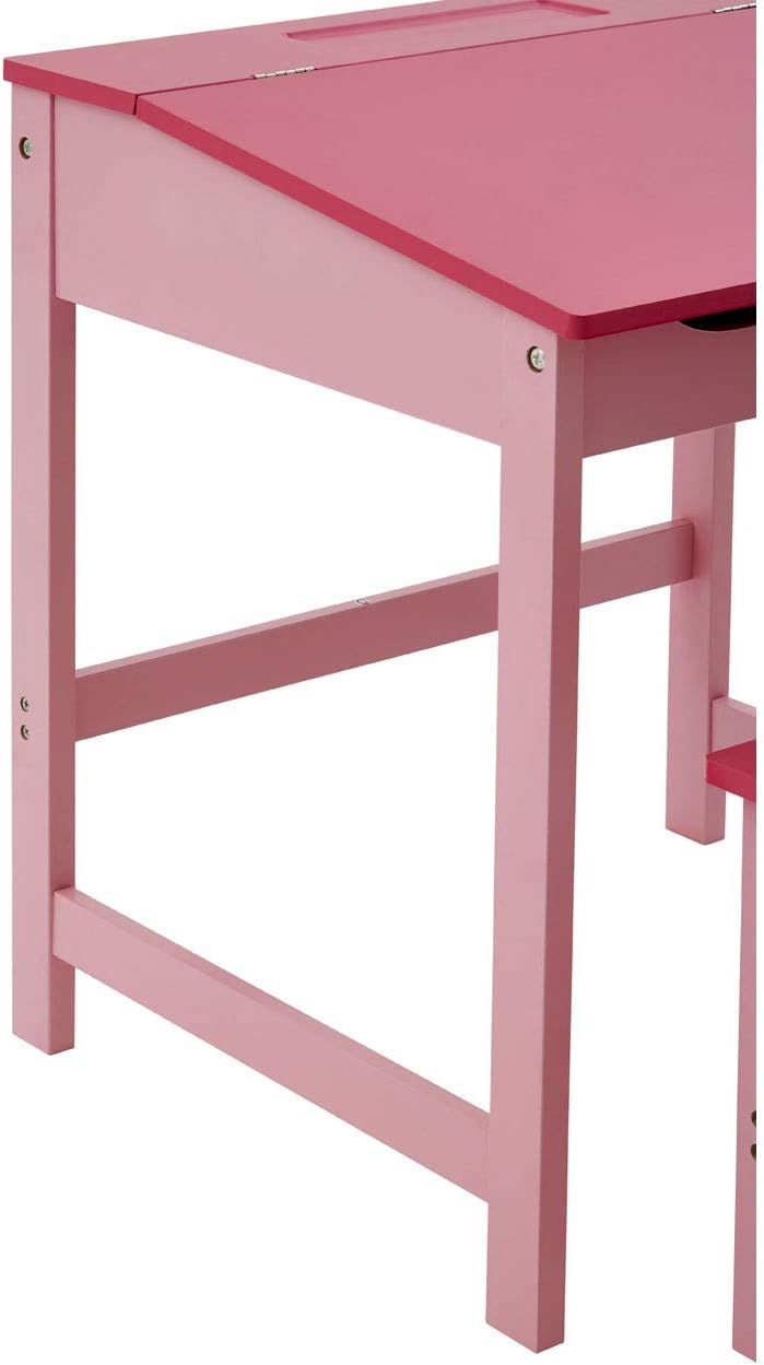 Kids Desk with Stool Wooden Children’s Study Table