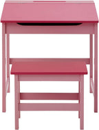 Kids Desk with Stool Wooden Children’s Study Table