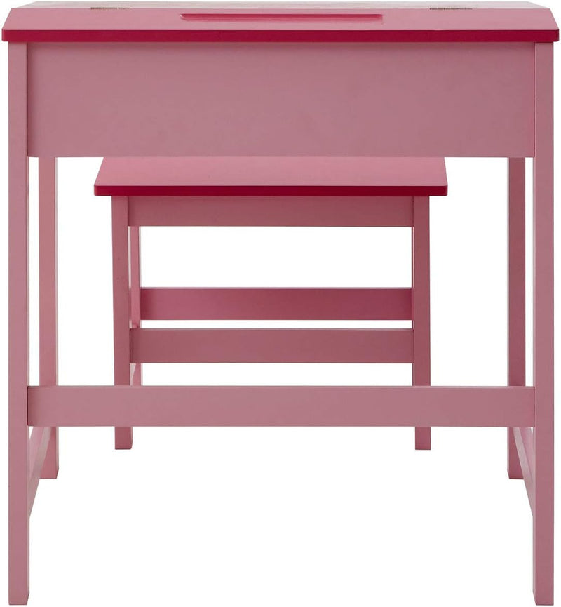Kids Desk with Stool Wooden Children’s Study Table
