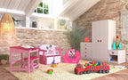 Kids Desk with Stool Wooden Children’s Study Table