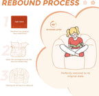 Kids Floral Shaped Bean Bag Sofa Includes Filling