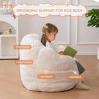 Kids Floral Shaped Bean Bag Sofa Includes Filling