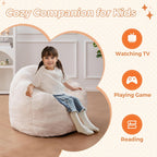 Kids Floral Shaped Bean Bag Sofa Includes Filling