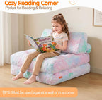 Kids Fold Out Sofa Bed Glow Stars Toddler