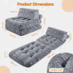 Kids Fold Out Sofa Bed Glow Stars Toddler