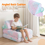 Kids Fold Out Sofa Bed Glow Stars Toddler