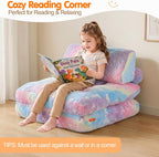Kids Fold Out Sofa Bed Glow Stars Toddler