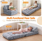 Kids Fold Out Sofa Bed Glow Stars Toddler