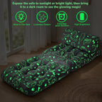 Kids Fold Out Sofa Bed Glow Stars Toddler