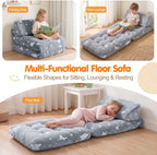 Kids Fold Out Sofa Bed Glow Stars Toddler