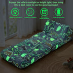 Kids Fold Out Sofa Bed Glow Stars Toddler
