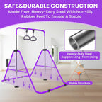 Kids Gymnastics Bar Foldable with Flying Ring