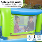 Kids Hot Air Balloon Bouncer Bouncy Castle