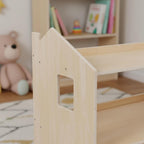 Kids' House-Shaped Bookcase