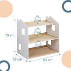Kids' House-Shaped Bookcase