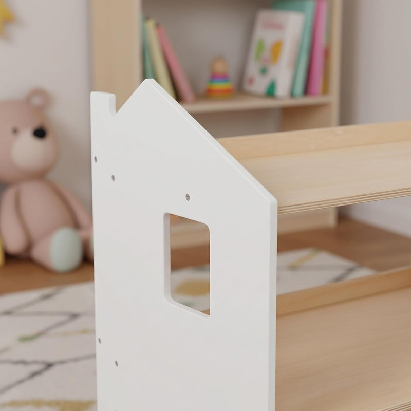 Kids' House-Shaped Bookcase
