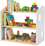 Kids' House-Shaped Bookcase