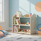 Kids' House-Shaped Bookcase